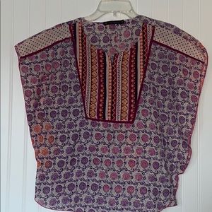 3/$25 FusionBeats Boho Blouse